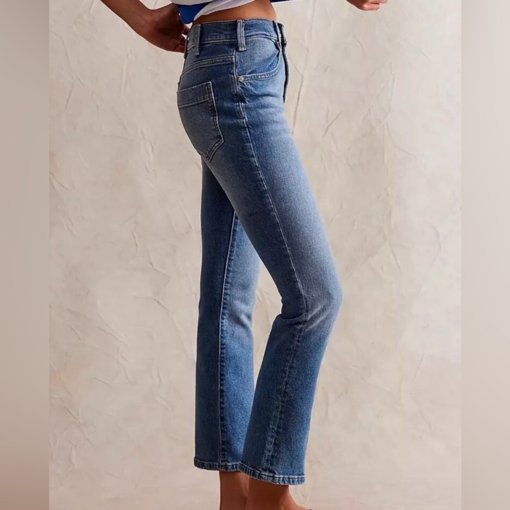 FREE PEOPLE we the free low maintenance mid rise crop boot NWOT SIZE 27